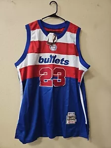 Camiseta deportiva Mitchell & Ness MICHAEL JORDAN Bullets #23 talla 54 nueva con etiquetas rara difícil de encontrar 🔥🔥🔥 - Imagen 1 de 6