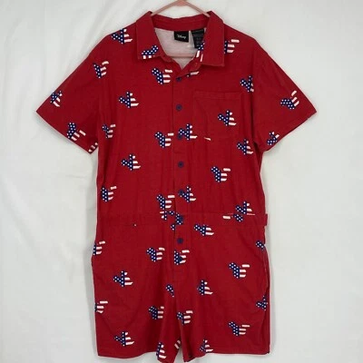 Disney мужской средний кнопка спереди шорты Детский комбинезон красный белый синий вязаный Микки Маус - Изображение 1 из 4