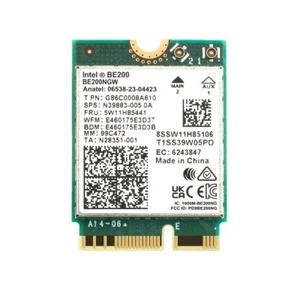 Intel WiFi 7 BE200NGW M.2 NGFF WLAN Karte Tri Band 802.11be BT5.4 Netzwerkadapter - Bild 1 von 9