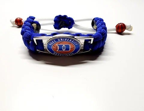 Duke Blue Devils Basketball Adjustable Bracelet Fan Apparel Fashion College NCAA Cover