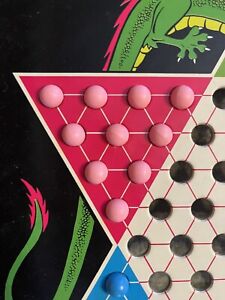 EUC VINTAGE 1979 HASBRO CHINESE CHECKERS - 10 Pink Game Pieces