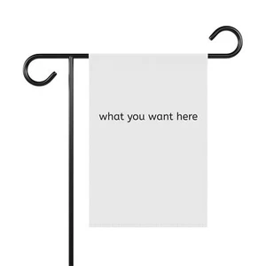 Outdoor Garden Banner - Nature Lover Gift, Housewarming Decoration, Welcome Sign - Picture 1 of 9