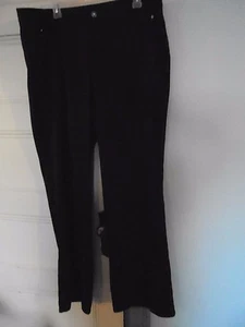 BIANCA 'Tennessee' PANTS 46 /14 New $170 BLACK polyester windbreaker lined  - Picture 1 of 10