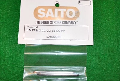 Saito SAI120S39, push rods, fit many engines. - Image 1 of 4