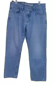 Jeans Old Navy famosi regular standard blu lavaggio chiaro uomo taglia 34x30 - Foto 1 di 12