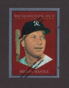 1997 Topps MICKEY MANTEL MVP feinstes mit Beschichtung #31 1961 Topps Nachdruck - Bild 1 von 2