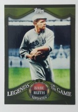 2009 Topps Legends of the Game Updates Babe Ruth #LGU6, Yankees, HOF