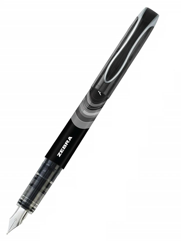 Zebra Fountain Pen, 0.6mm Stainless Steel Nib, Fine Tip Choose Color & Pack Size - Image 1 of 1