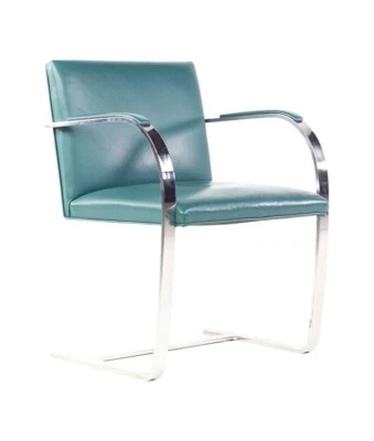 Кожаные стулья с плоской планкой BRNO середины века - одинарные - Изображение 1 из 4