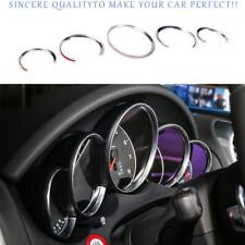 For Porsche Cayenne 2011-2018 ABS Silver Dash Speedometer Odometer Ring Trim 5pc
