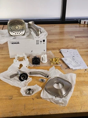 Kohler Terzet Rite-temp Bath & Shower Trim Set 1PREC34943-4G-BN - BRUSHED NICKEL - Image 1 of 4