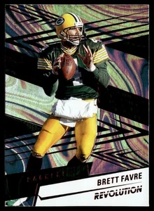 2025 Panini Revolution Red Swirl Brett Favre Green Bay Packers #90 - Picture 1 of 2