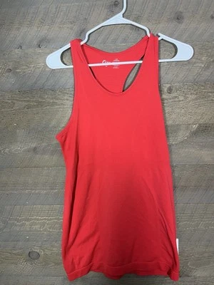 Regata de compressão ZYIA Active feminina carregada sem costura vermelha tamanho médio - Imagem 1 de 3