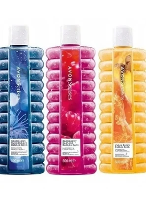 AVON SENSES BADEFLÜSSIGKEITSSET 3x500ml - Bild 1 von 4