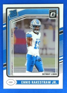 2024 Donruss Optic Ennis Rakestraw Jr. #232 FOOTBALL CARD Detroit Lions RC - Picture 1 of 2