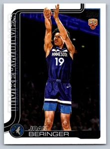 2025 Topps Joan Beringer #217 Minnesota Timberwolves RC Rookie Card - Picture 1 of 2