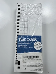Pyramide 44100-10F Zeitkarten 100 Stück für 4000 5000 5000HD Zeituhren - Bild 1 von 6