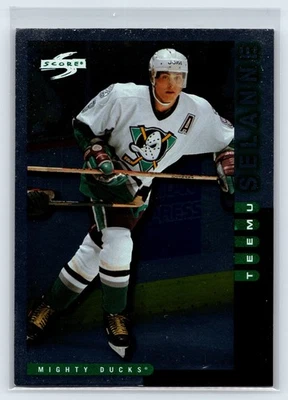1997-98 Score Teemu Selanne Golden Blades #113 Anaheim Mighty Ducks - Image 1 of 2