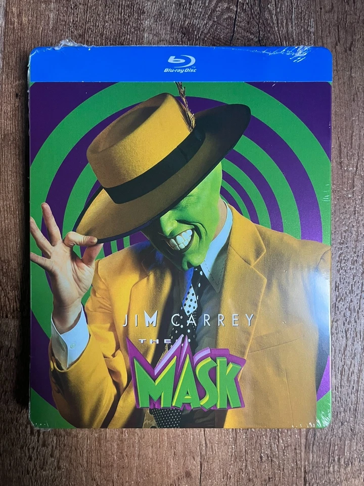 The Mask w. Steelbook (Blu-ray, 1994, EU Import, Region Free) *NEW/SEALED* - Image 1 of 4