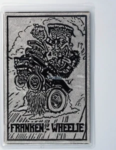 BHB Monster Rods Franken Wheelie .999 Silberbarren/Karte ~ RAR - Bild 1 von 2