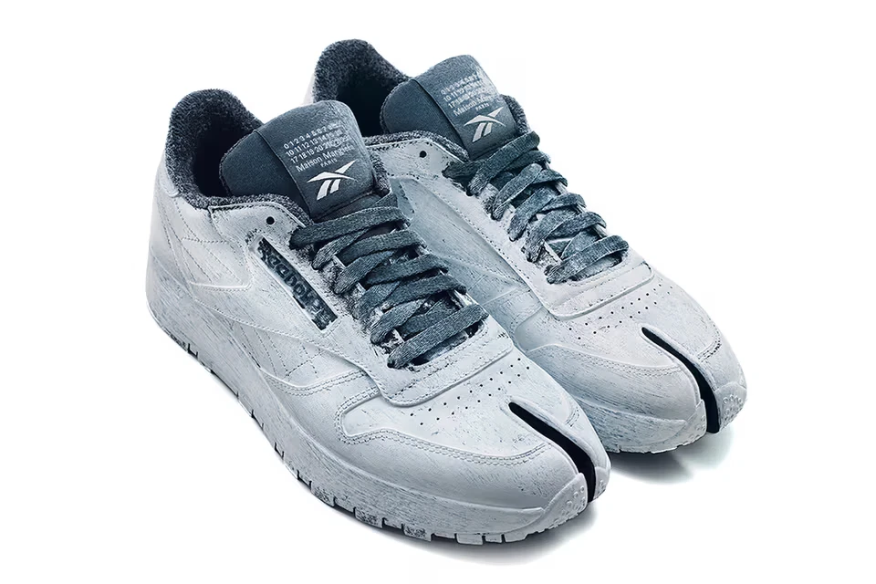 Maison Margiela × Reebok Classic Leather Maison Margiela x Reebok Classic Leather Tabi Closer Looks | Hypebeast