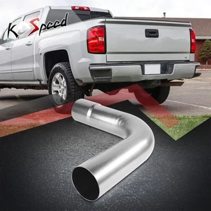 Universal Mild Steel 3.0" OD DIY Custom 90 Degree Bend Tubing Exhaust Pipe Kit - Picture 1 of 6
