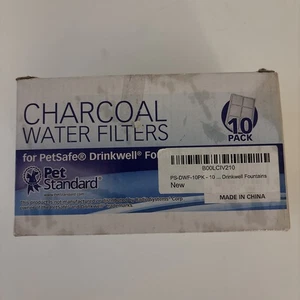 Pet Standard Kohle Wasserfilter für PetSafe Drinkwell Brunnen 10er Pack - Bild 1 von 4
