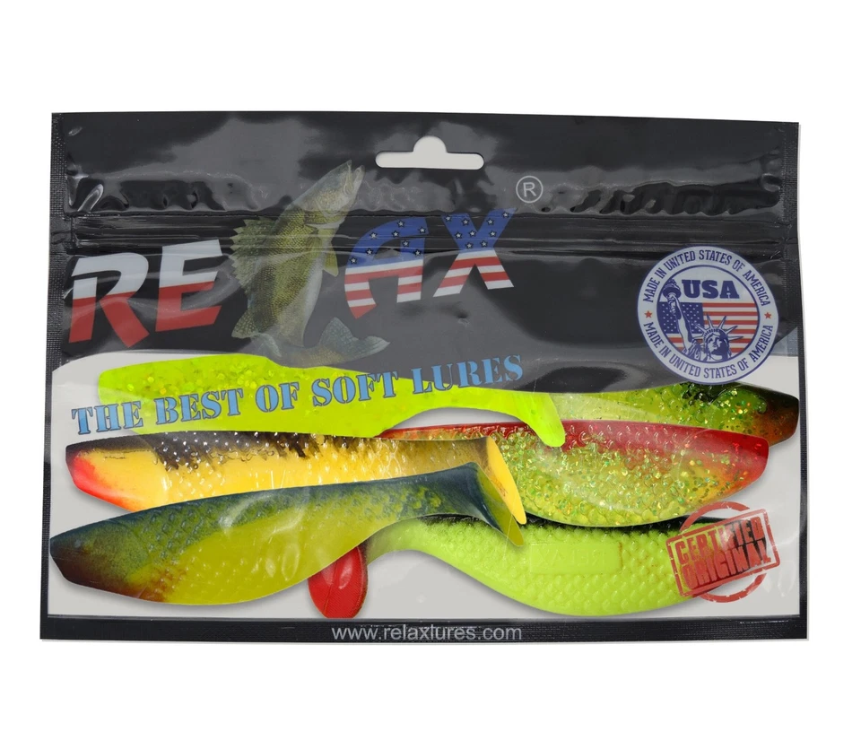 USA Relax Aqua Zandergummi 10 cm Sonderfarben 10er Packung Preisknaller - Bild 1 von 1