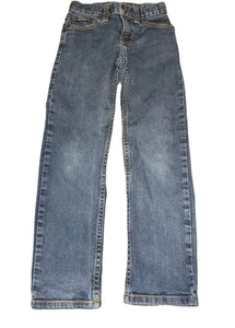 Girls Wonder Nation Relaxed Slim Jeans Blue Denim Size 7 Medium Blue - Picture 1 of 5