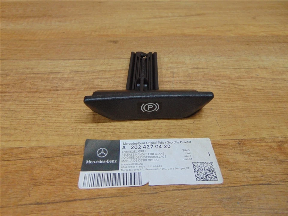Parking Brake Realase Handle Genuine Mercedes W202 - A2024270420 - Image 1 of 1