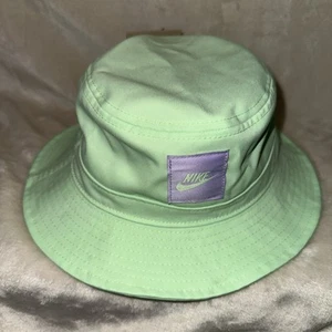 Nike Apex Futura Bucket Hat Youth One Size Lime Green 100% Polyester FB5648-376 - Picture 1 of 4