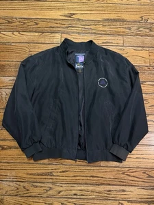 Vintage 90er Rock & Roll Hall of Fame Jacke Life Amplified Silk XL schwarz selten - Bild 1 von 5