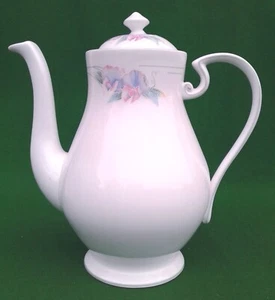 AYNSLEY “LITTLE SWEETHEART” LARGE BONE CHINA COFFEE POT. - Picture 1 of 16