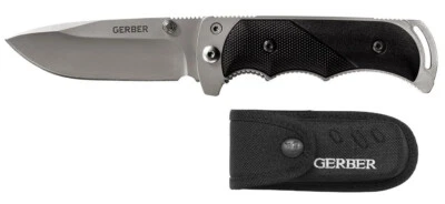 Gerber Freeman Taschenmesser mit Holster / Gürteltasche