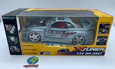 KenToys Nissan Skyline R GT 1994 , scala 1:24-1:25, vintage (2510) - Immagine 1 di 4