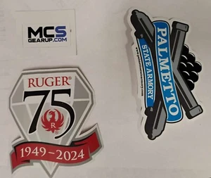 Ruger 75th ANNIVERSAY Palmetto Moriarti MCS StIckers - Picture 1 of 1