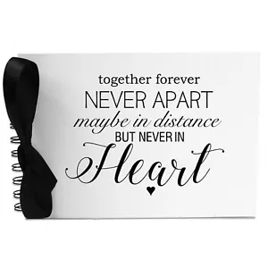 Band, Together Forever Apart, Fotoalbum, Sammelalbum, leere weiße Seiten, A5 - Bild 1 von 5