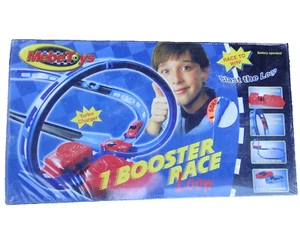 Booster Race Loop Looping Bahn Vintage Spielzeug Auto Set Rennbahn Mebo Toys NEU - Bild 1 von 2