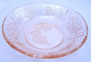 Federal Sharon Small Dessert Bowl Pink Depression Glass Multiples Available A+ - Picture 1 of 1