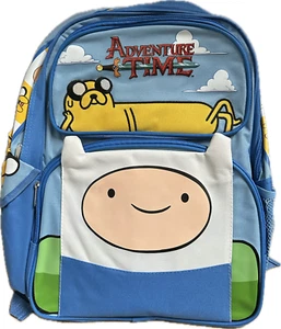 Large Backpack - Adventure Time - Finn Big Face 16" - Picture 1 of 2