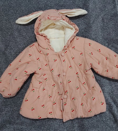 VETEMENTS Cappotto FLeece bambina coniglio vestiti bambini nuovo