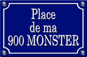 PLACE DE MON 900 MONSTER - 29cm AUTOCOLLANT STICKER MOTO PR069 - Imagen 1 de 1