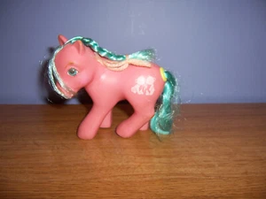Vintage 1987 My Little Pony G1 Tossles Happy Tails - Foto 1 di 17