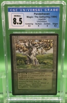 1994 MTG Legends - PENDELHAVEN - Graded CGC 8.5 NM/Mint+ Magic 30th! - Image 1 of 2