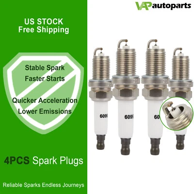 4x Iridium & Platinum Spark Plugs For 2014-2016 Cadillac ELR 1.4L L4 - Image 1 of 4