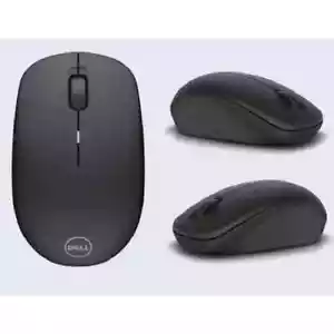 Dell WM126 RF Wireless 3 Button Optical Mouse 1000 DPI Ambidextrous - Black - Picture 1 of 2
