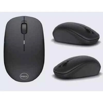 Dell WM126 RF Wireless 3 Button Optical Mouse 1000 DPI Ambidextrous - Black - Image 1 of 2