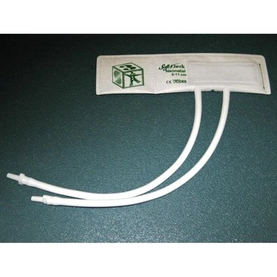 SPACELABS 6-11cm Neonatal Infant Baby Blood Pressure Cuff Two Tube Fits GE Dinamap Ohmeda