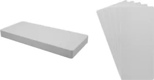(30) CD Long Box Bin Index Divider Cards - 6" x 13-1/2" - White HEAVY DUTY 40mil - Imagen 1 de 2