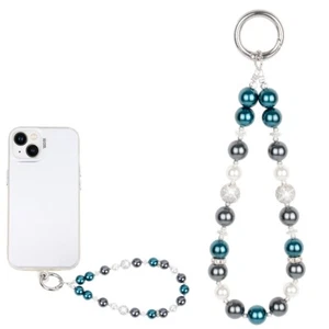 Luxury Pearl Short Hand Wrist Lanyard Phone Strap For Earphones Camera Chain - Picture 1 of 10